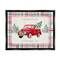 Stupell Industries Simple Life Is Best Plaid Truck Framed Floater Canvas Wall Art
